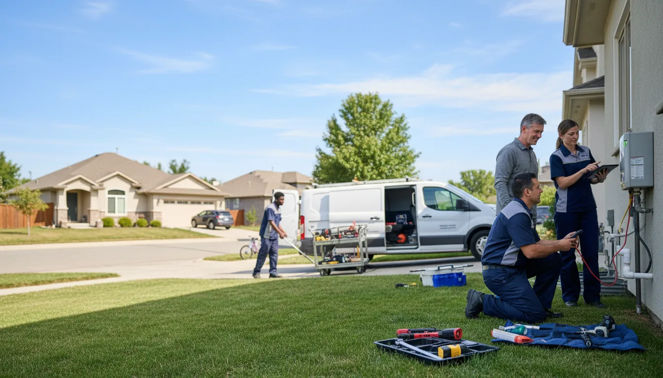 Tankless water heater service in Rantoul, KS